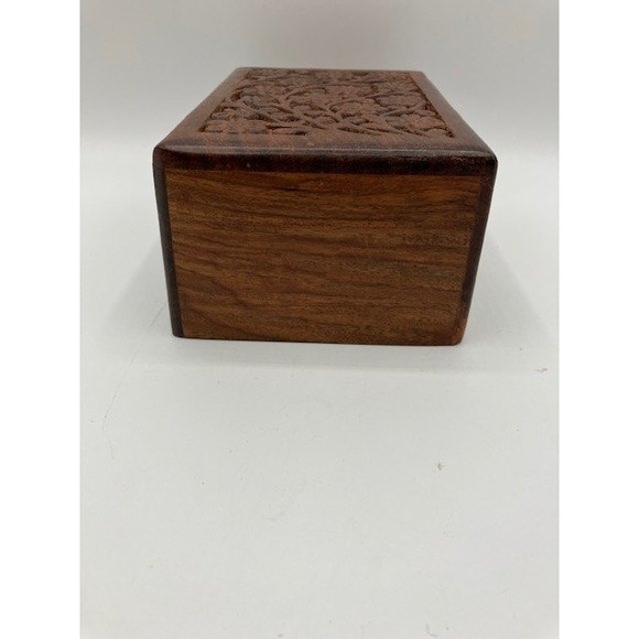Rosewood Pet Cremation Urn Tree of Life Design NWOT‎ - Picture 6 of 6